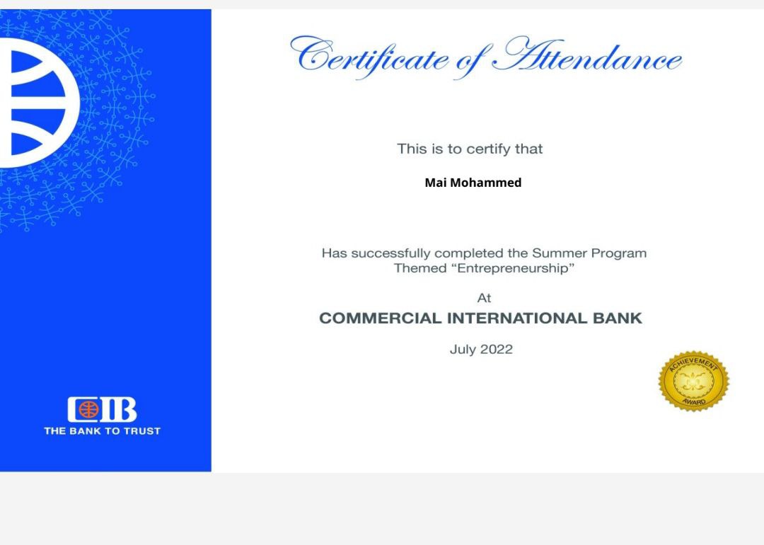 CIB Certificate